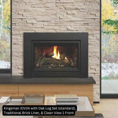 Refractory Brick Liner for Kingsman IDV24 Direct Vent Insert