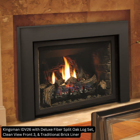 Kingsman IDV26 26" Direct Vent Fireplace Insert
