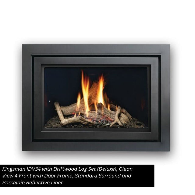 Kingsman IDV34 34" Direct Vent Fireplace Insert