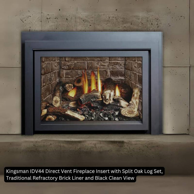 Traditional Brick Liner for Kingsman IDV44 Direct Vent Insert