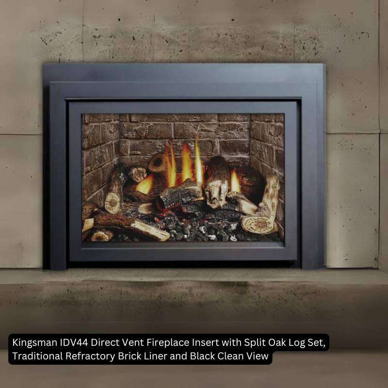Traditional Brick Liner for Kingsman IDV44 Direct Vent Insert