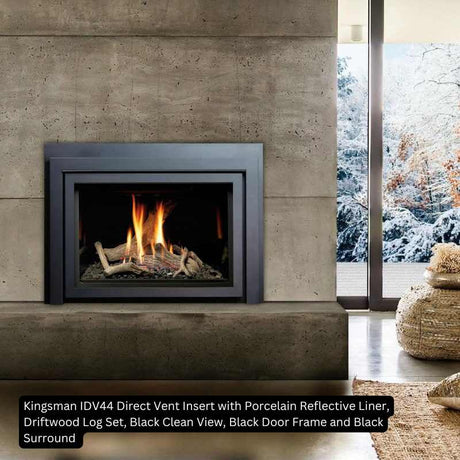 Porcelain Reflective Liner for Kingsman IDV44 Direct Vent Insert