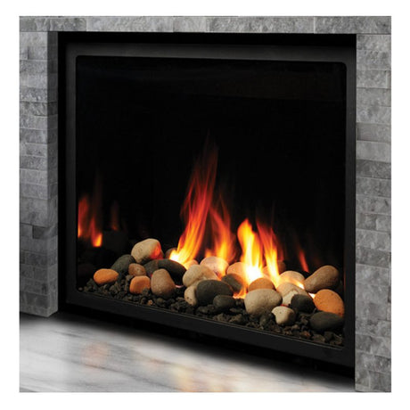 Media Options for Kingsman ZCV39 Direct Vent Gas Fireplace