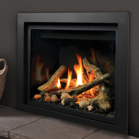 Media Options for Kingsman ZCV39 Direct Vent Gas Fireplace