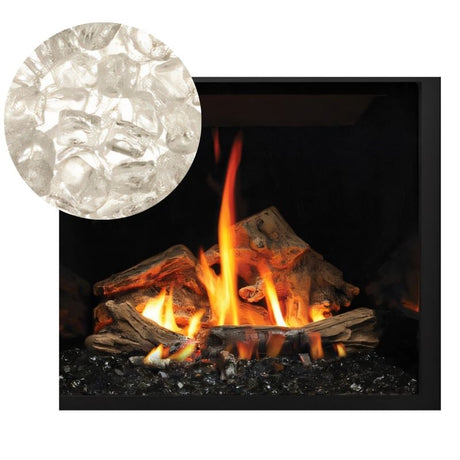 Media Options for Kingsman ZCV39 Direct Vent Gas Fireplace