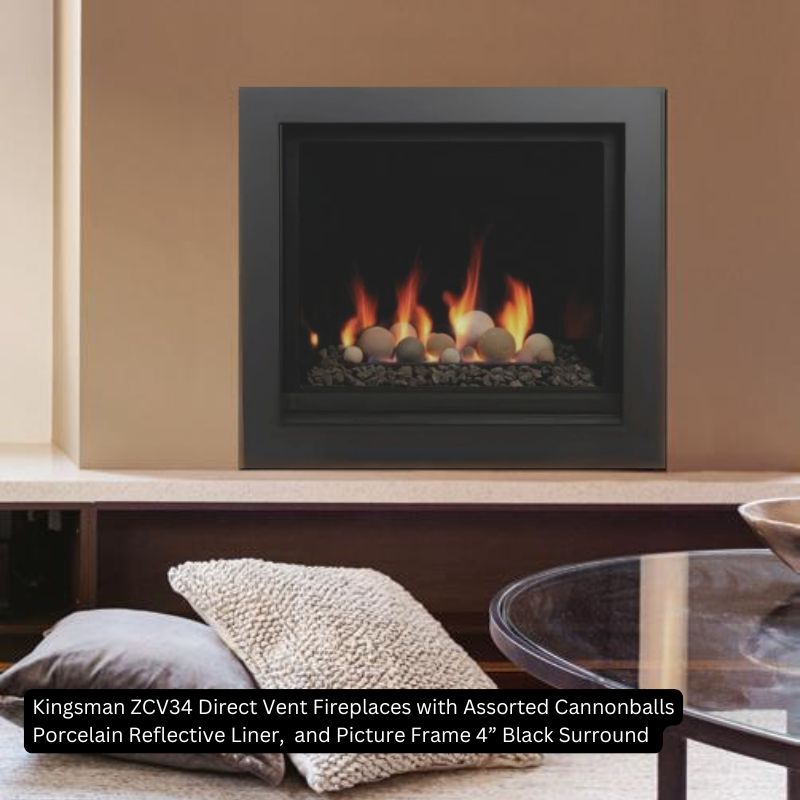 Picture Frame Surrounds for Kingsman ZCV Direct Vent Fireplaces