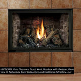 Kingsman HBZDV3624 36" Zero Clearance Louvered Direct Vent Gas Fireplace