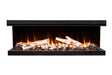 Amantii Fire & Ice LumaForest 63-Inch 3-Sided Built-In Electric Fireplace LF63