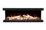 Amantii Fire & Ice LumaForest 63-Inch 3-Sided Built-In Electric Fireplace LF63