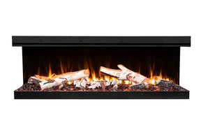 Amantii Fire & Ice LumaForest 63-Inch 3-Sided Built-In Electric Fireplace LF63