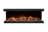 Amantii Fire & Ice LumaForest 63-Inch 3-Sided Built-In Electric Fireplace LF63