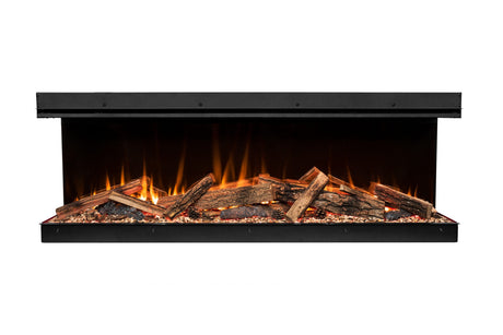 Amantii Fire & Ice LumaForest 63-Inch 3-Sided Built-In Electric Fireplace LF63