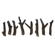 Amantii Natural Wood 8-Piece Log Set for XtraSlim | LOGSET-8PCE-XS