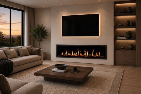 Modern Flames Orion V2 Slim installed in a living room