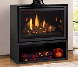 Majestic Ruby 30 Freestanding Direct Vent Gas Fireplace | RUBY30IL RUBY30IN