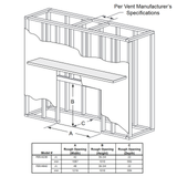 Majestic Reveal 42 B-Vent Gas Fireplace - RBV4842