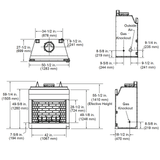 Majestic Biltmore 42 Radiant Wood Burning Fireplace - SB80