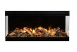 Amantii Fire & Ice LumaForest 75-Inch 3-Sided Built-In Electric Fireplace LF75