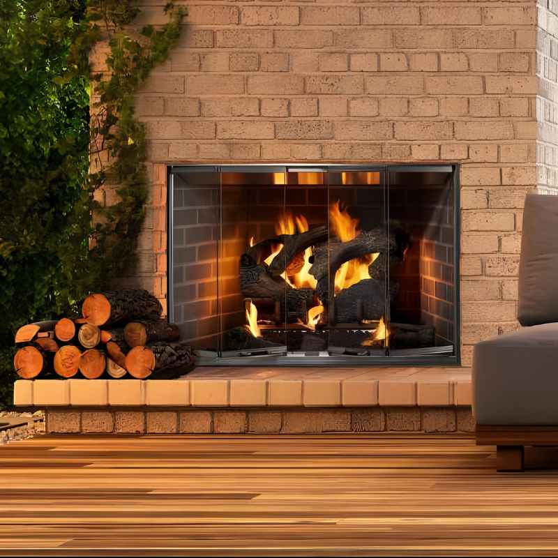 Majestic Cottagewood 36" Outdoor Wood Burning Fireplace