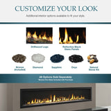 Majestic Echelon II 48" See Through Linear Direct Vent Gas Fireplace | ECHEL48ST