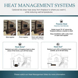 Majestic Echelon II 48" See Through Linear Direct Vent Gas Fireplace | ECHEL48ST