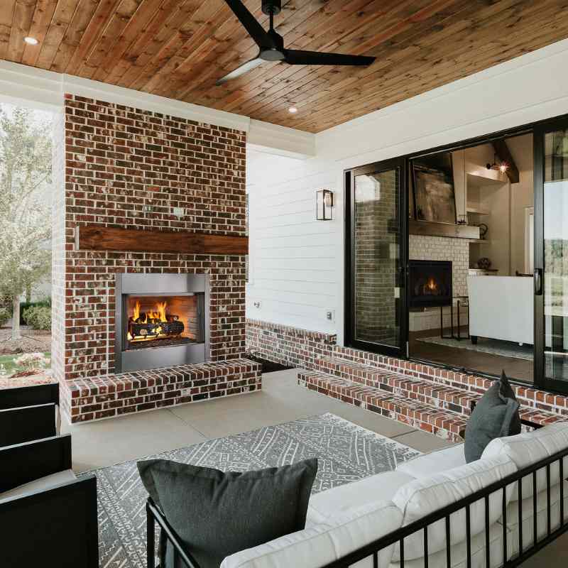 Majestic Villawood 42" Outdoor Wood Burning Fireplace