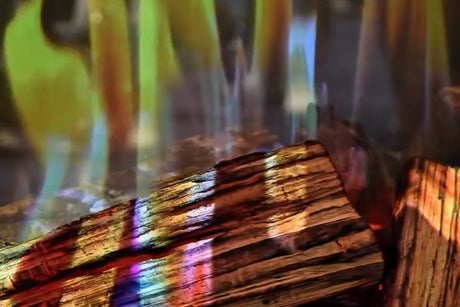 Modern Flames Nova Clear laser projection flames close up