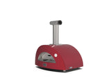 Alfa Moderno 2 Pizze Outdoor Wood Pizza Oven - Antique Red - FXMD-2P-LROA