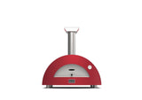 Alfa Moderno 2 Pizze Outdoor Wood Pizza Oven - Antique Red - FXMD-2P-LROA