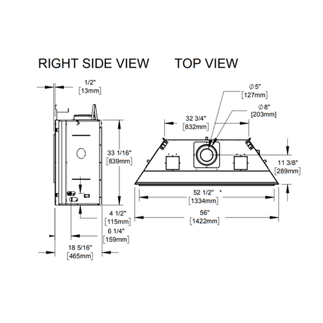 Napoleon Ascent Linear 56 gas fireplace detail