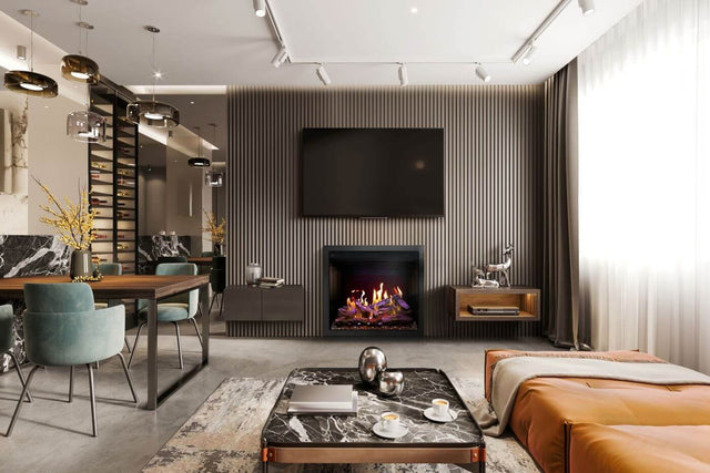 Napoleon Elevation X 36 Electric Fireplace - modern living room installation