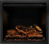 Napoleon Elevation X 36 Electric Fireplace - glowing ember bed detail