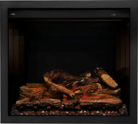 Napoleon Elevation X 36 Electric Fireplace - glowing ember bed detail