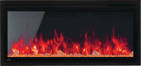 Napoleon Entice 36 NEFL36CFH-1 with crystal ember bed and scarlet flame