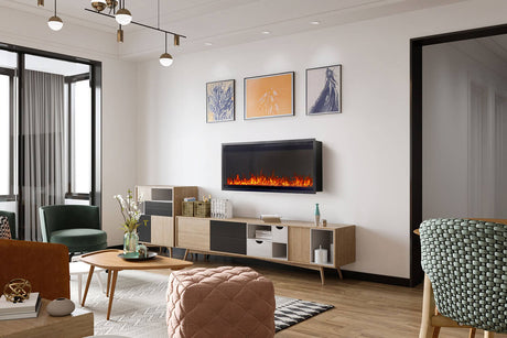 Napoleon Astound SlimMount 42 NEFL42AS wall mounted in a living room