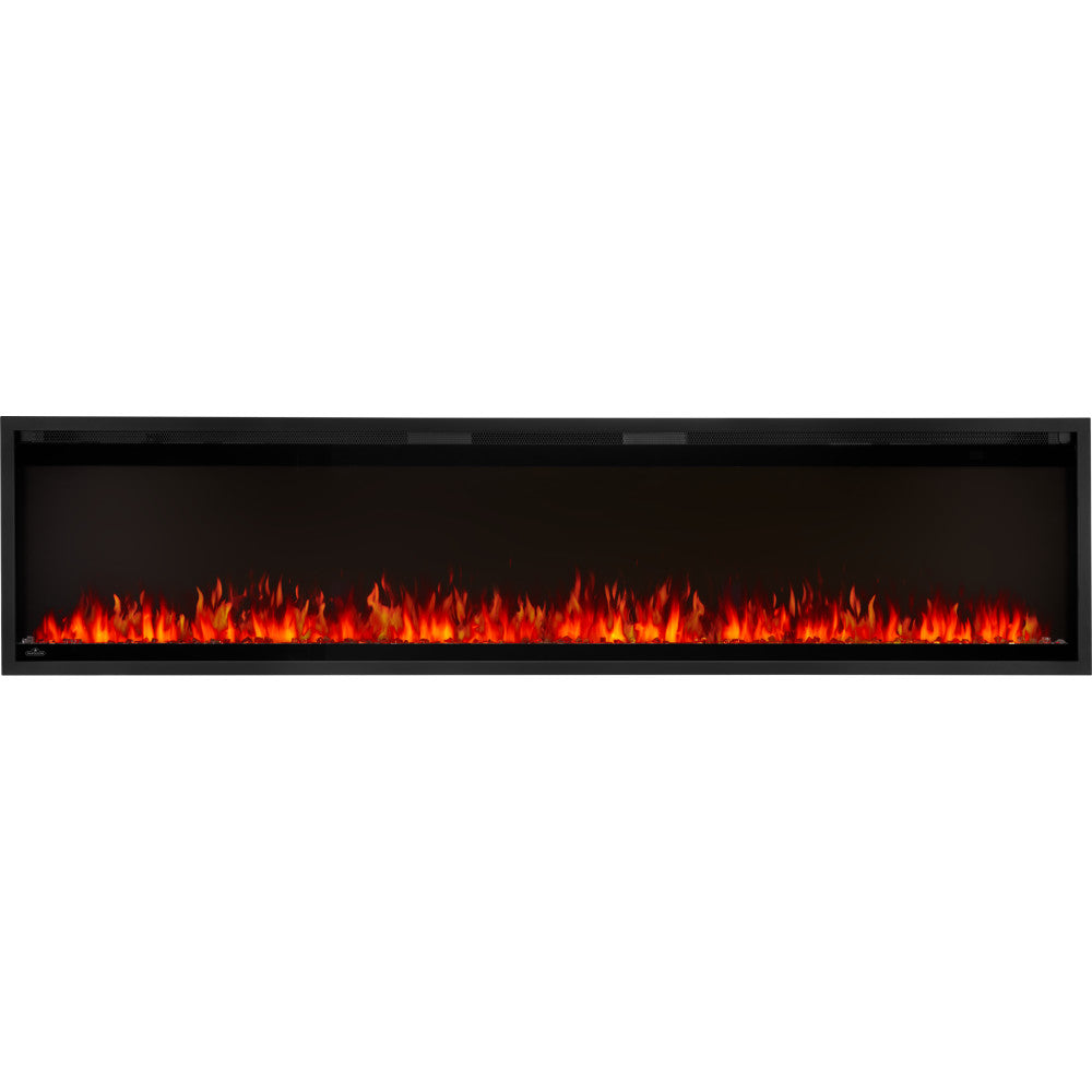Napoleon Astound SlimMount 50 NEFL50AS with ember bed and overhead lighting