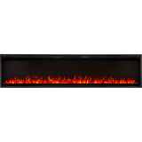Napoleon Astound SlimMount 50 NEFL50AS with ember bed and overhead lighting