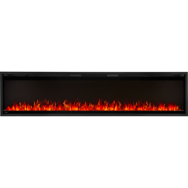 Napoleon Astound SlimMount 50 NEFL50AS with ember bed and overhead lighting
