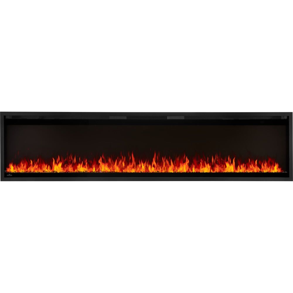 Napoleon Astound SlimMount 74 NEFL74AS straight-on product view with glass embers