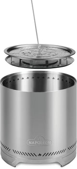 Napoleon Timberwolf smokeless fire pit removable ash pan