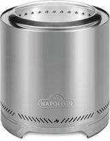 Napoleon Timberwolf smokeless fire pit with top base ring in place