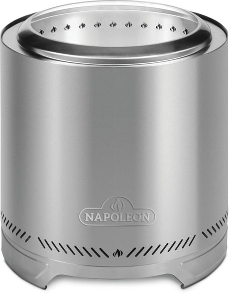 Napoleon Timberwolf smokeless fire pit with top base ring in place