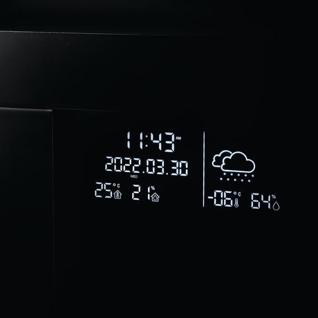 Napoleon Stylus Cara Elite NEFP32-5019W-IOT digital display detail