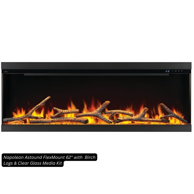 Napoleon Astound FlexMount 62" Linear Electric Fireplace