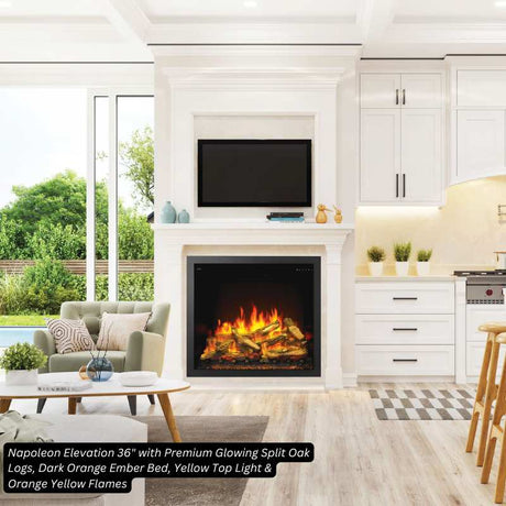Napoleon Elevation 36" Traditional Electric Fireplace