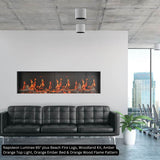 Napoleon Luminex 65" Linear Electric Fireplace | NEFL65LCD-3SV