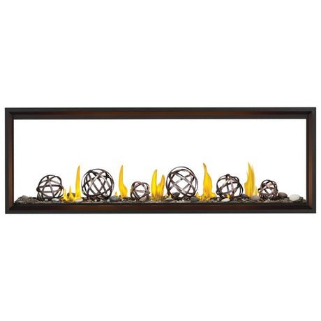 Napoleon Tall Vector 74" See Through Linear Direct Vent Gas Fireplace | TLV74N2