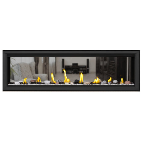 Napoleon Vector 62" See Thru Linear Direct Vent Gas Fireplace | LV62N2