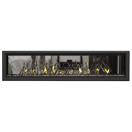 Napoleon Vector 74" See Thru Linear Direct Vent Gas Fireplace | LV74N2
