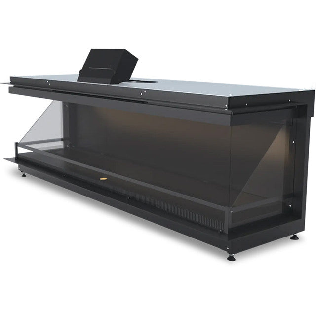 NetZero Fire E-One 160 Bay 3D Electric Fireplace – Ultra-Realistic